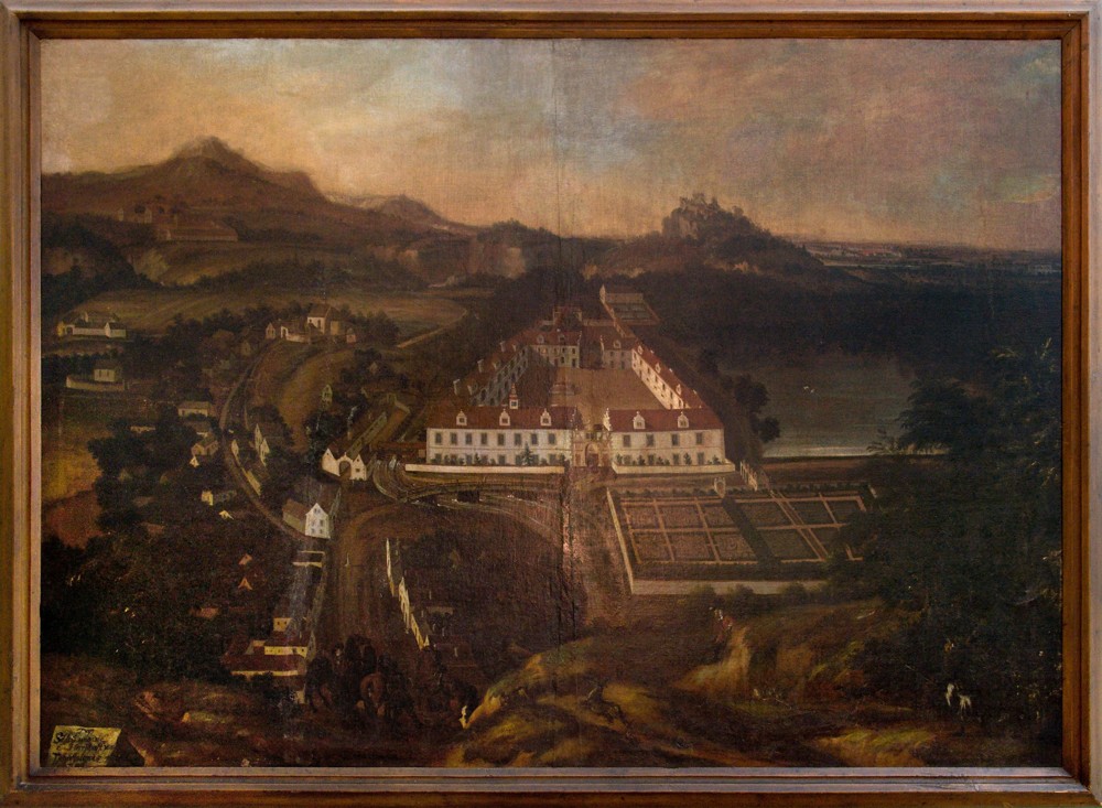 Renesanční podoba zámku v roce 1696